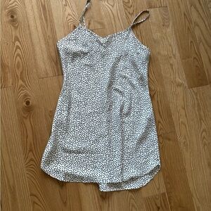 Vintage Polkadot Mini Slip Dress